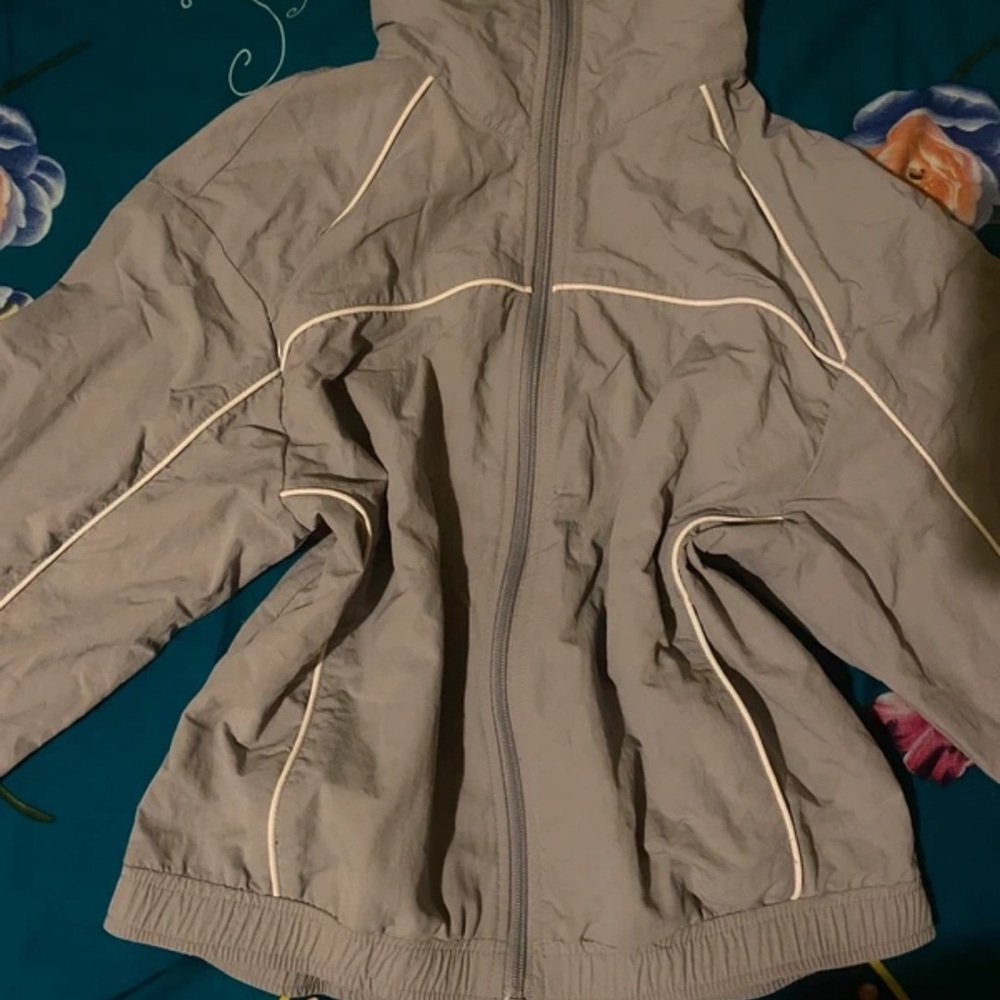 Divided Light Gray Hooded Jacket